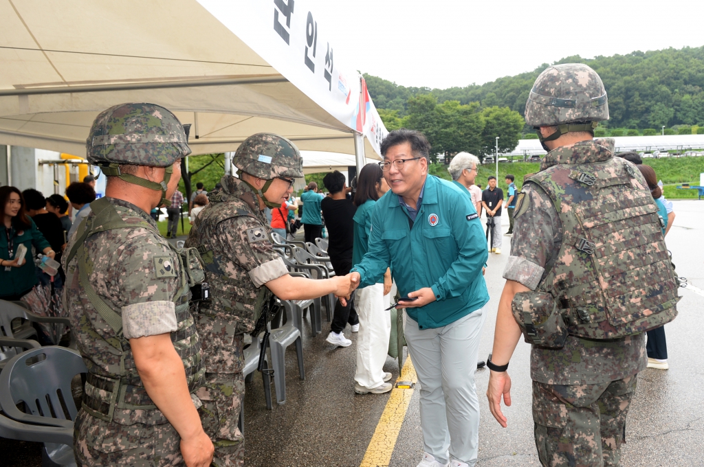 을지연습 실제훈련 참관